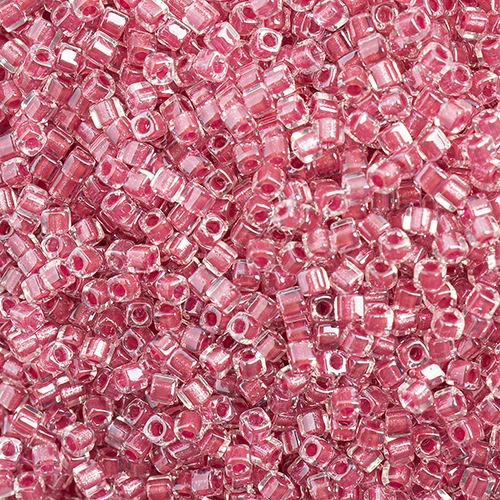 Miyuki Square/Cube Beads 1.8mm Rose Luster image