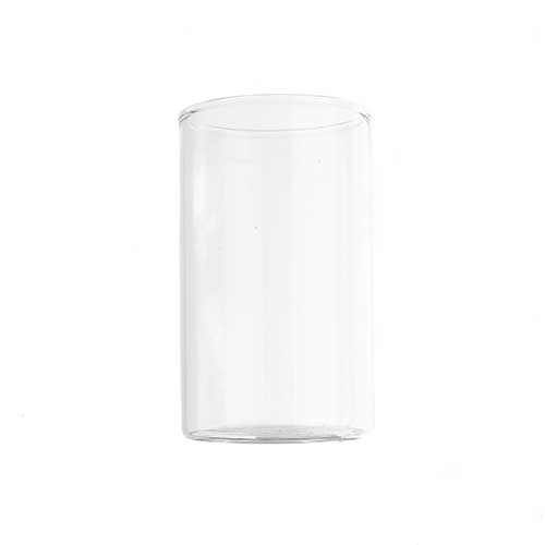 Home Decor - Glass Cylinder 3x5in Clear image