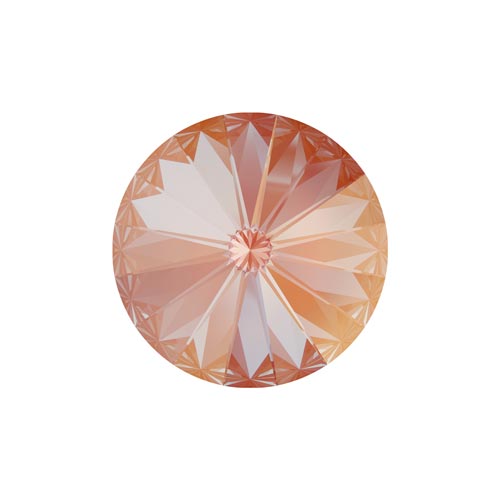 Swarovski Stones 1122 Rivoli 12mm Crystal Orange Glow Delite 6pcs image