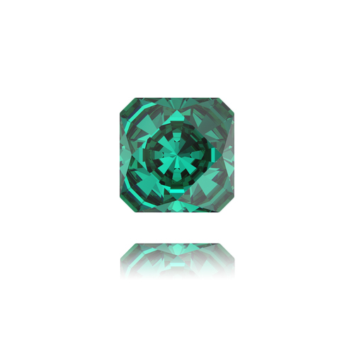 Swarovski Stones 4499 Square 10mm Emerald 6pcs image